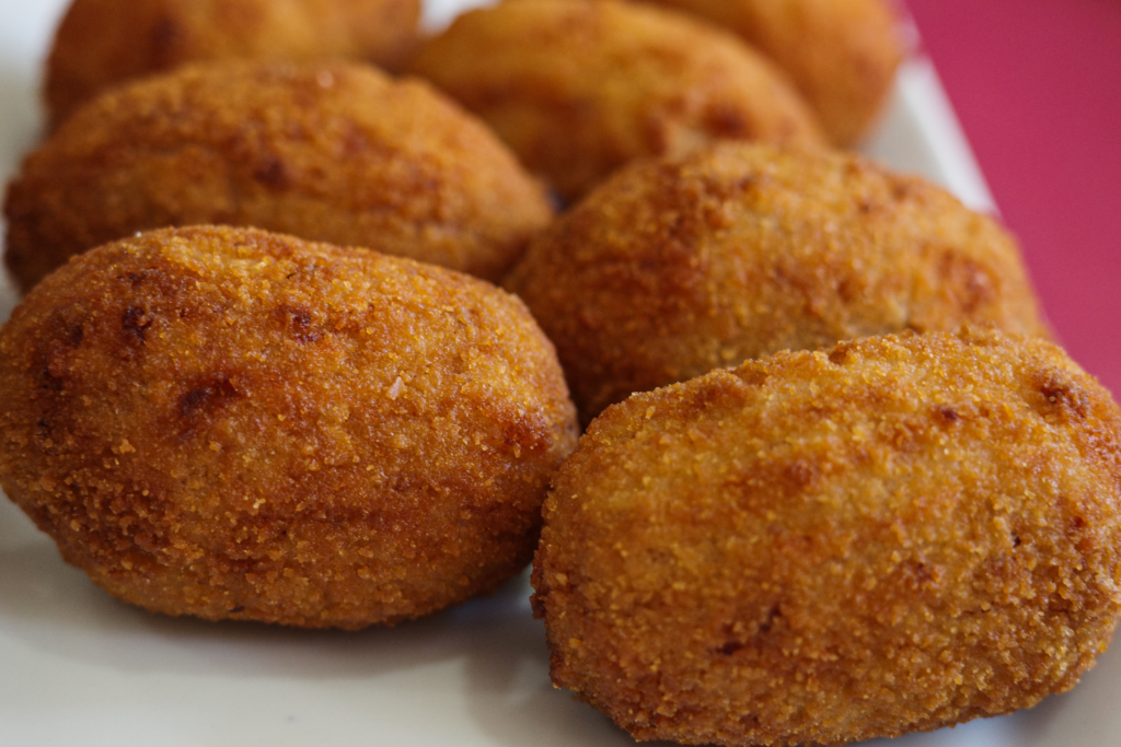 entrantes para una comida en grupo